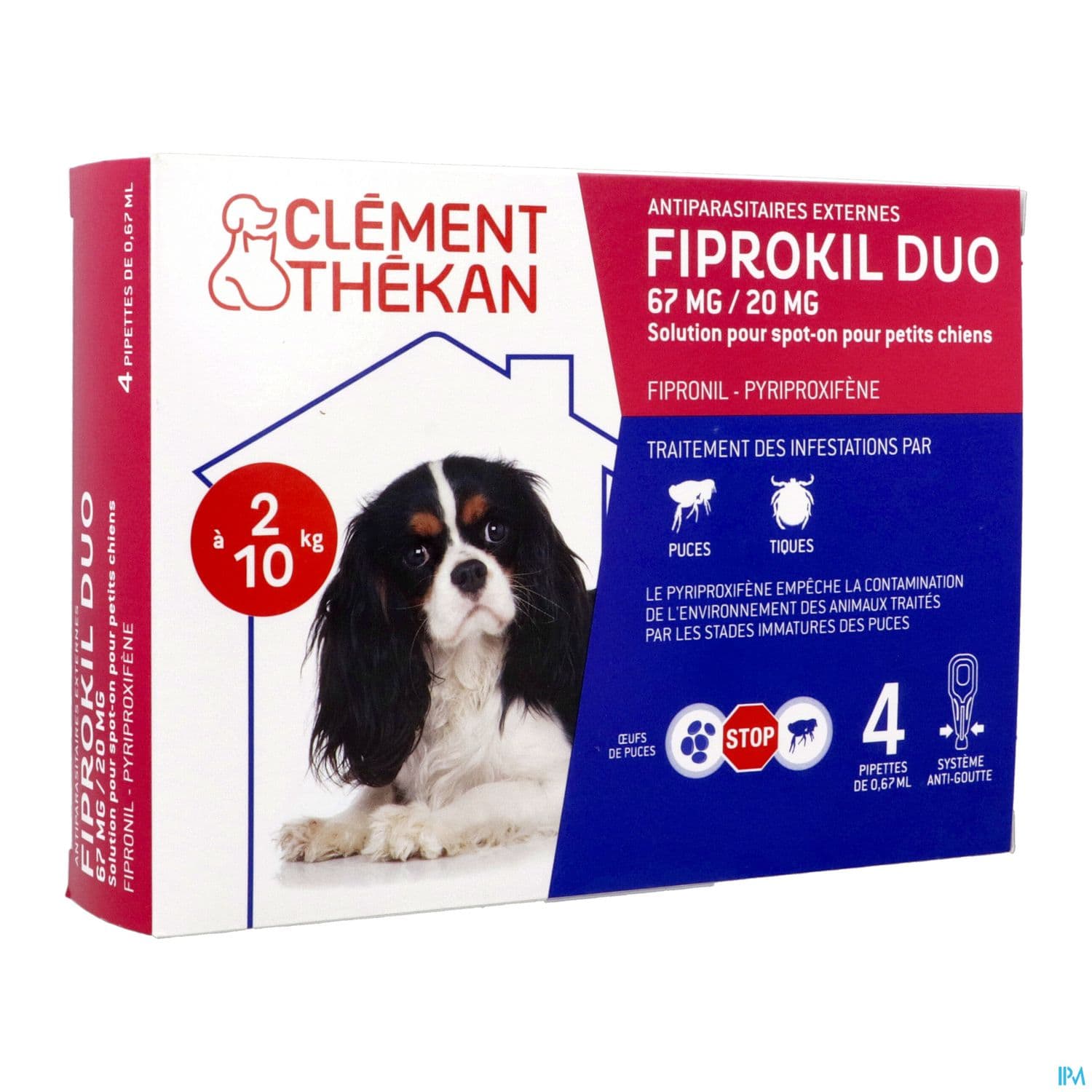 CLEM/THEK FIPROKIL DUO CHIEN 2-10