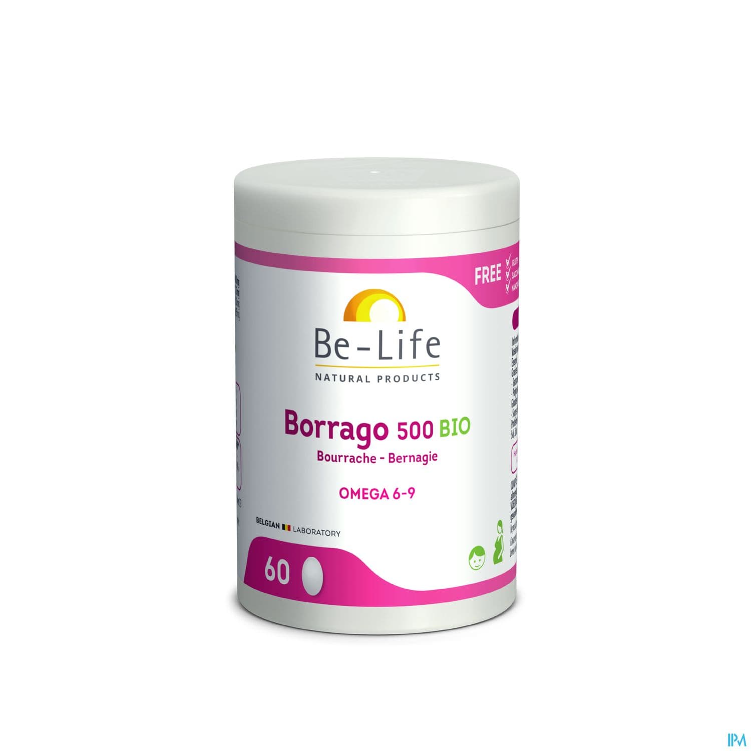 BE-LIFE BORRAGO 500 CAPS 60