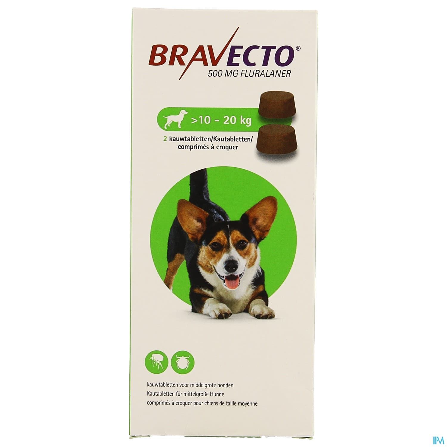 Bravecto Comprime A Croquer Chien 10/20kg 2