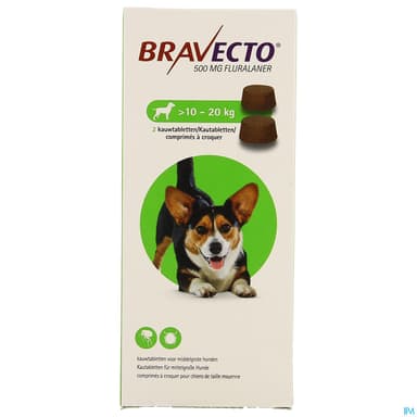 Bravecto Comprime A Croquer Chien 10/20kg 2