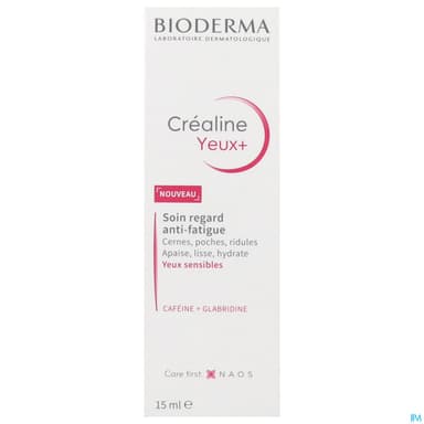 Bioderma Crealine Yeux+ Soin Regard Antifatigue 15ml
