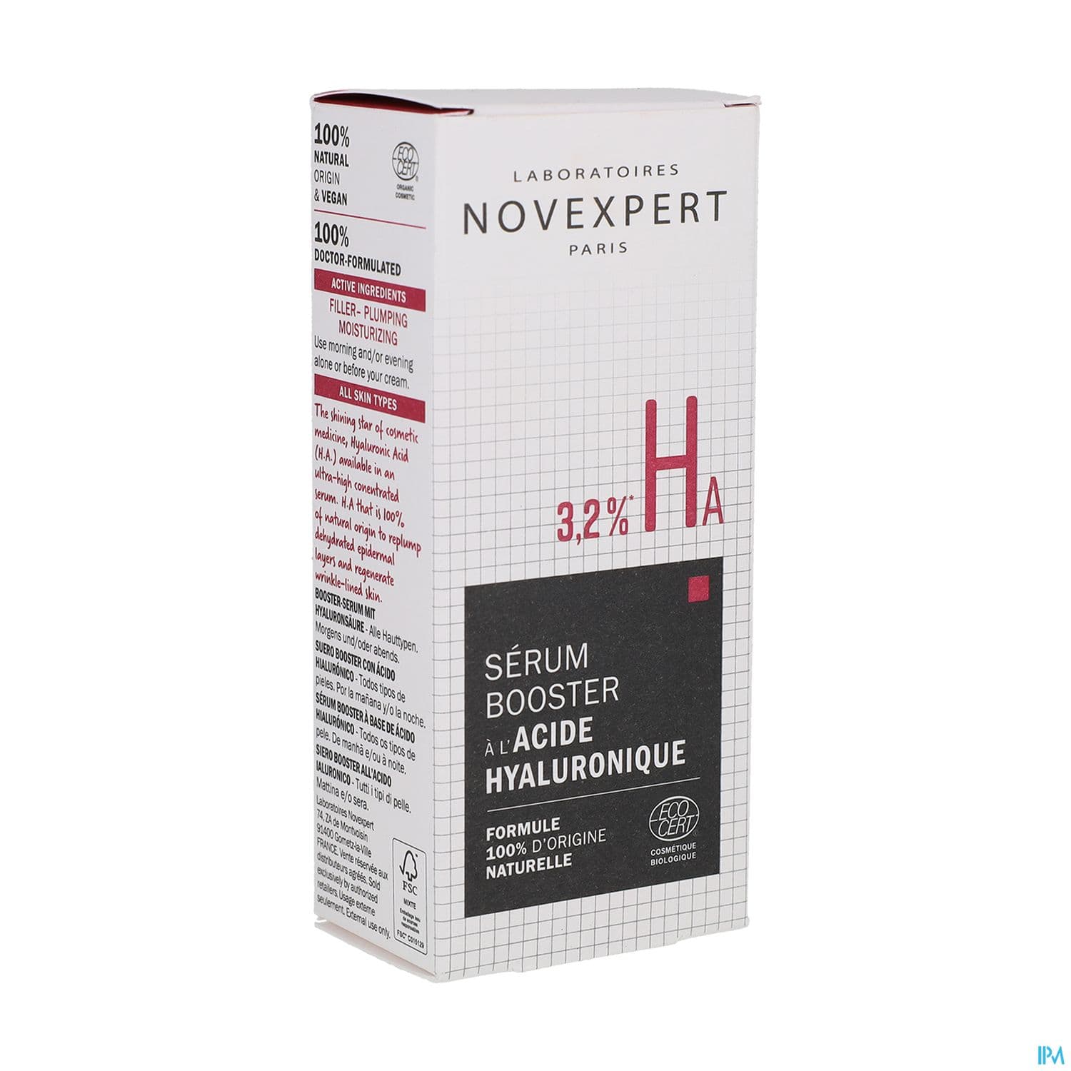 NOVEXPERT BOOSTER ACIDE HYAL 30ML — Pharmacie Lillenium Lille by Nexum