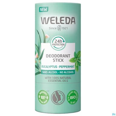 Weleda Deodorant Stick Peppers Eucalyptus Bio 50g