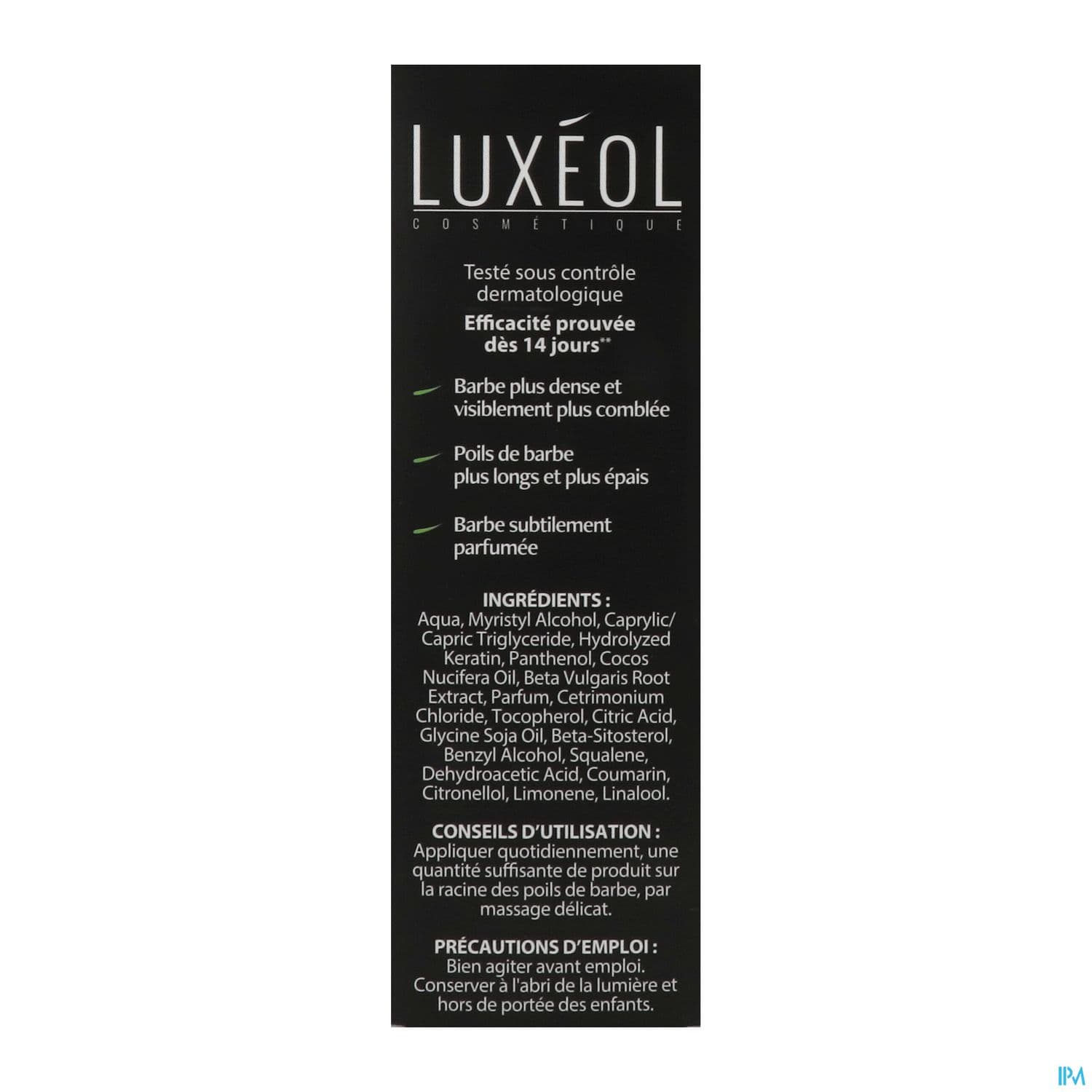 LUXEOL SERUM BARBE POUSSE 60ML