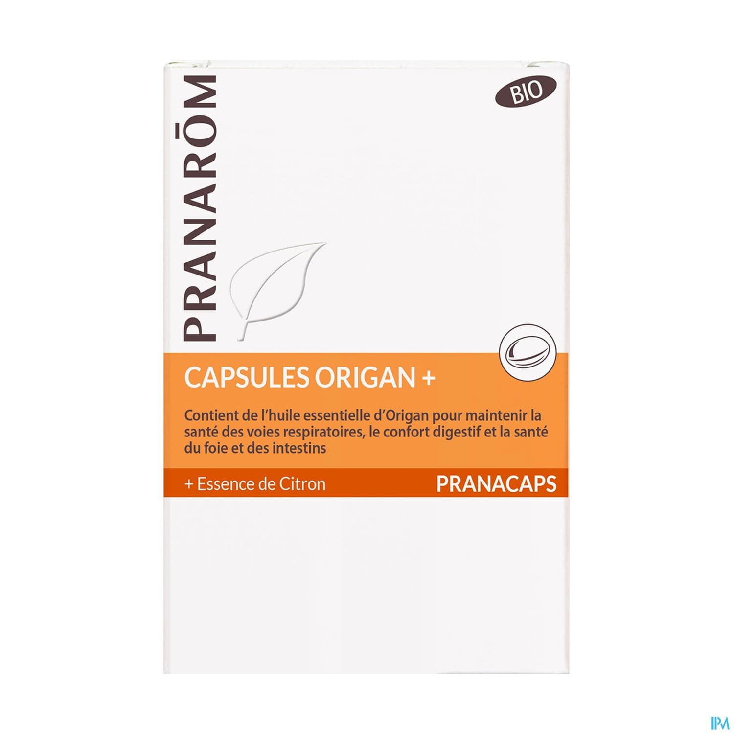 PRANAROM PRANACAPS ORIGAN+ CAP30
