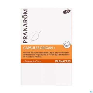 PRANAROM PRANACAPS ORIGAN+ CAP30