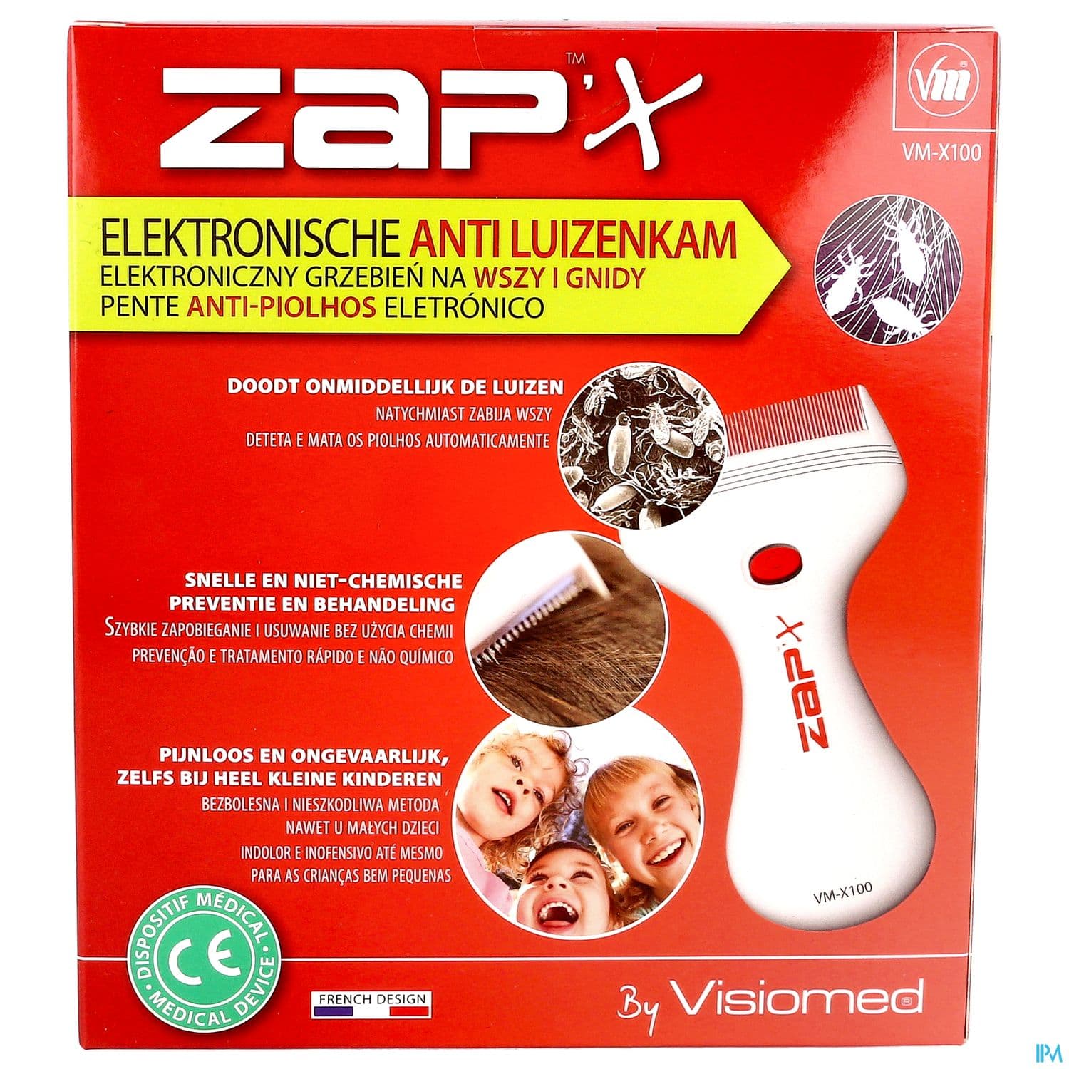 ZAP'X PEIGNE A/POUX ELECT