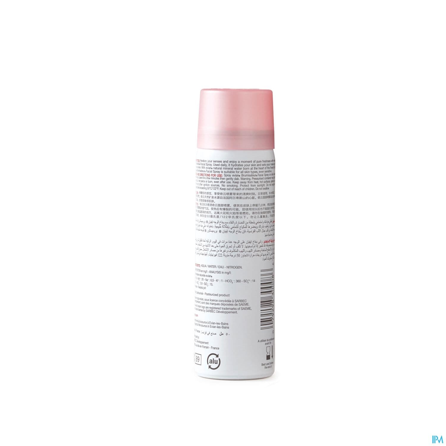 BRUMISATEUR EVIAN BOMB 50ML