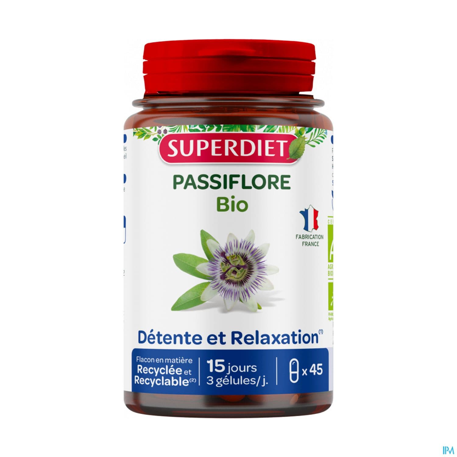 Superdiet Passiflore Bio Gelule 45 — Pharmacie La Rose