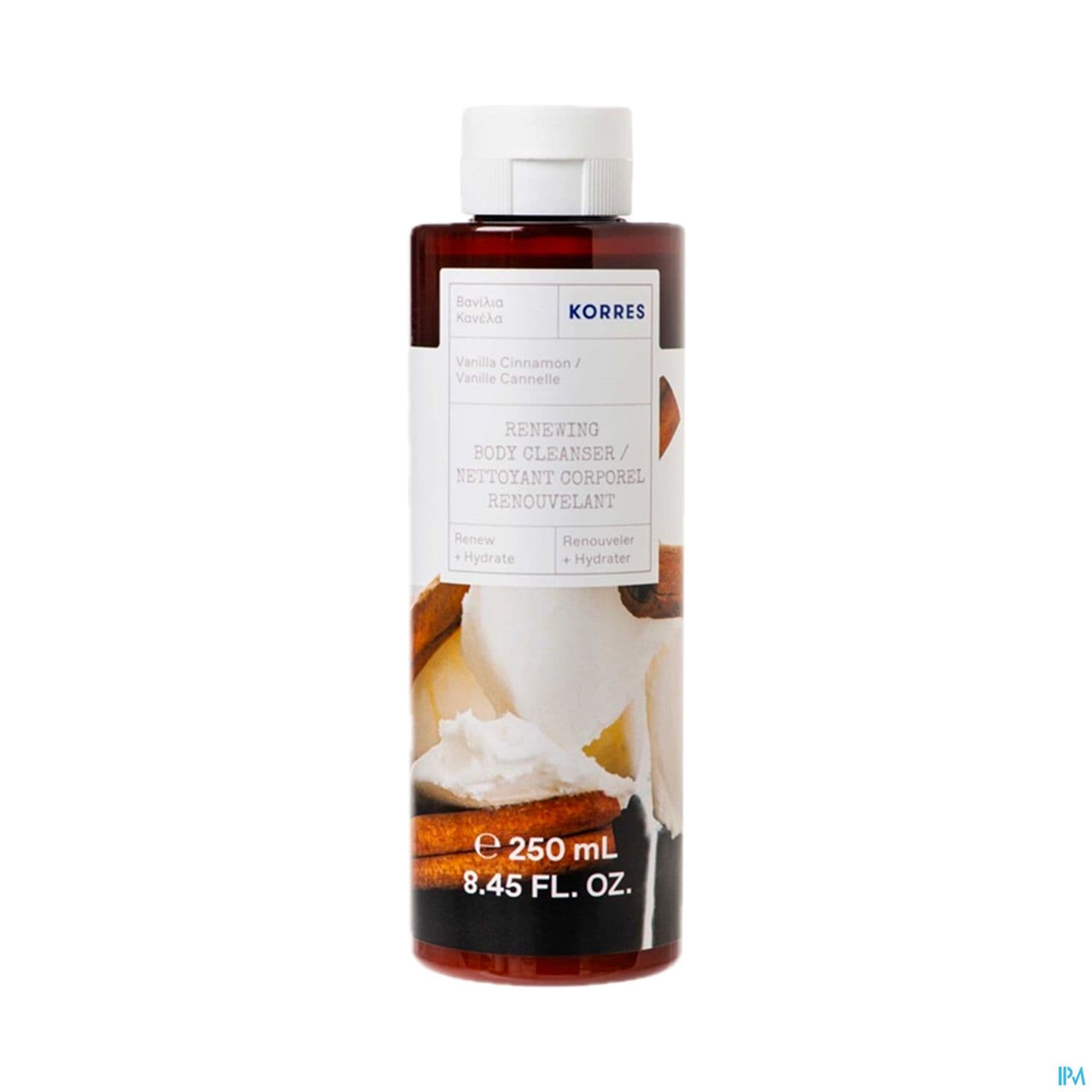 KORRES GEL DCH VANIL/CANNEL 250ML