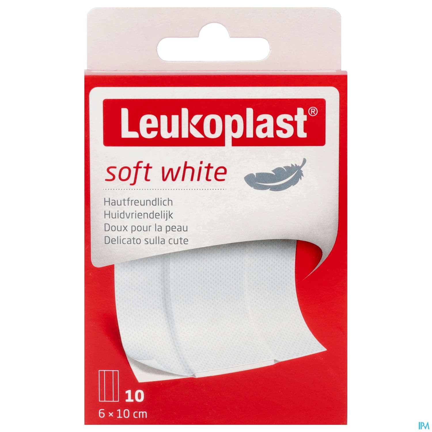 LEUKOPLAST SOFT WHIT BDE 10X6CM 10