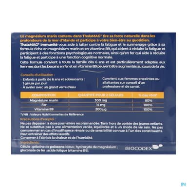 Thalamag Forme Physique Et Mentale Duo Gelule 60 X2