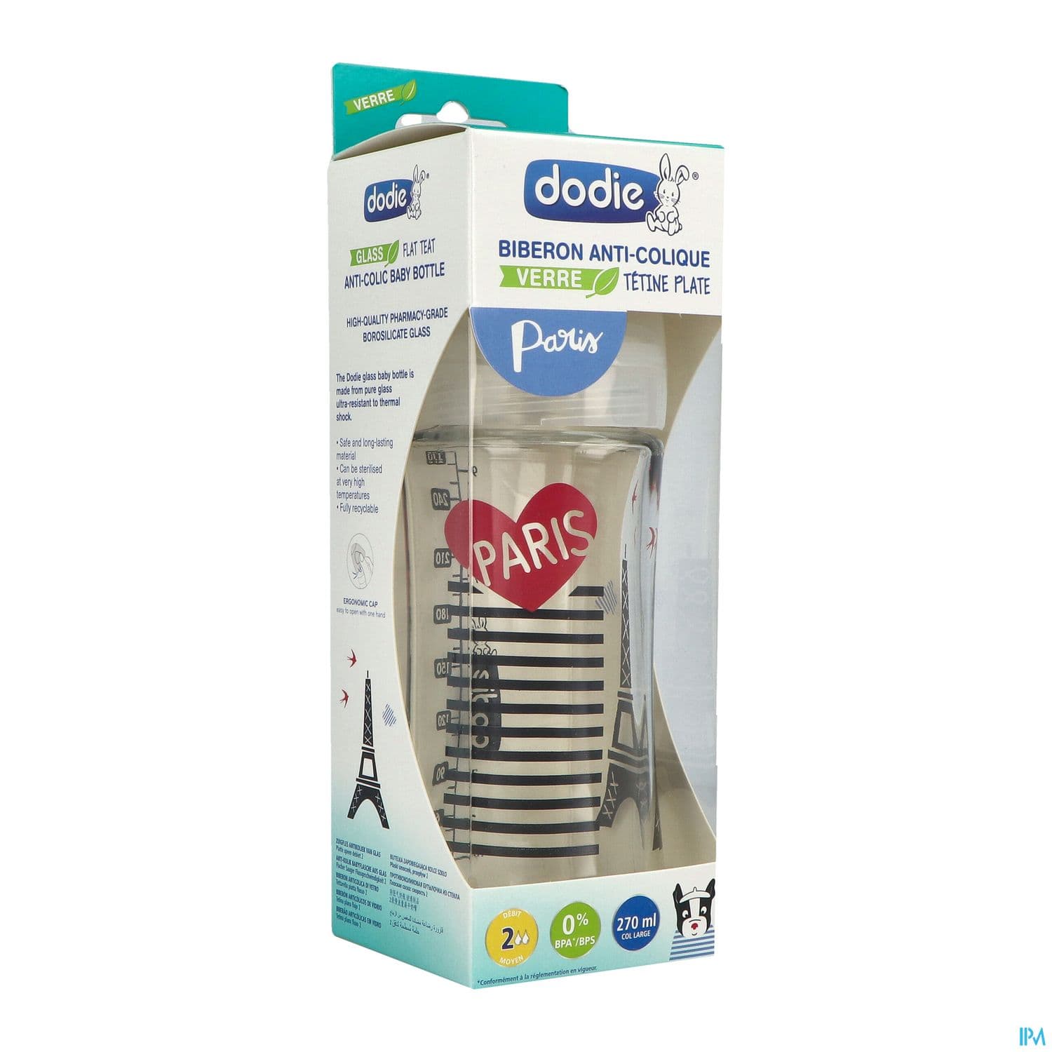 DOD BIB SENS+VER270ML PARIS -6M