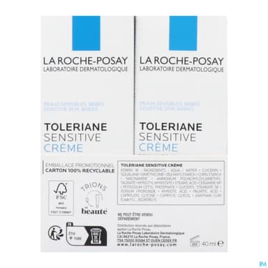 TOLERIANE SENSITIV CR APAIS 40MLX2