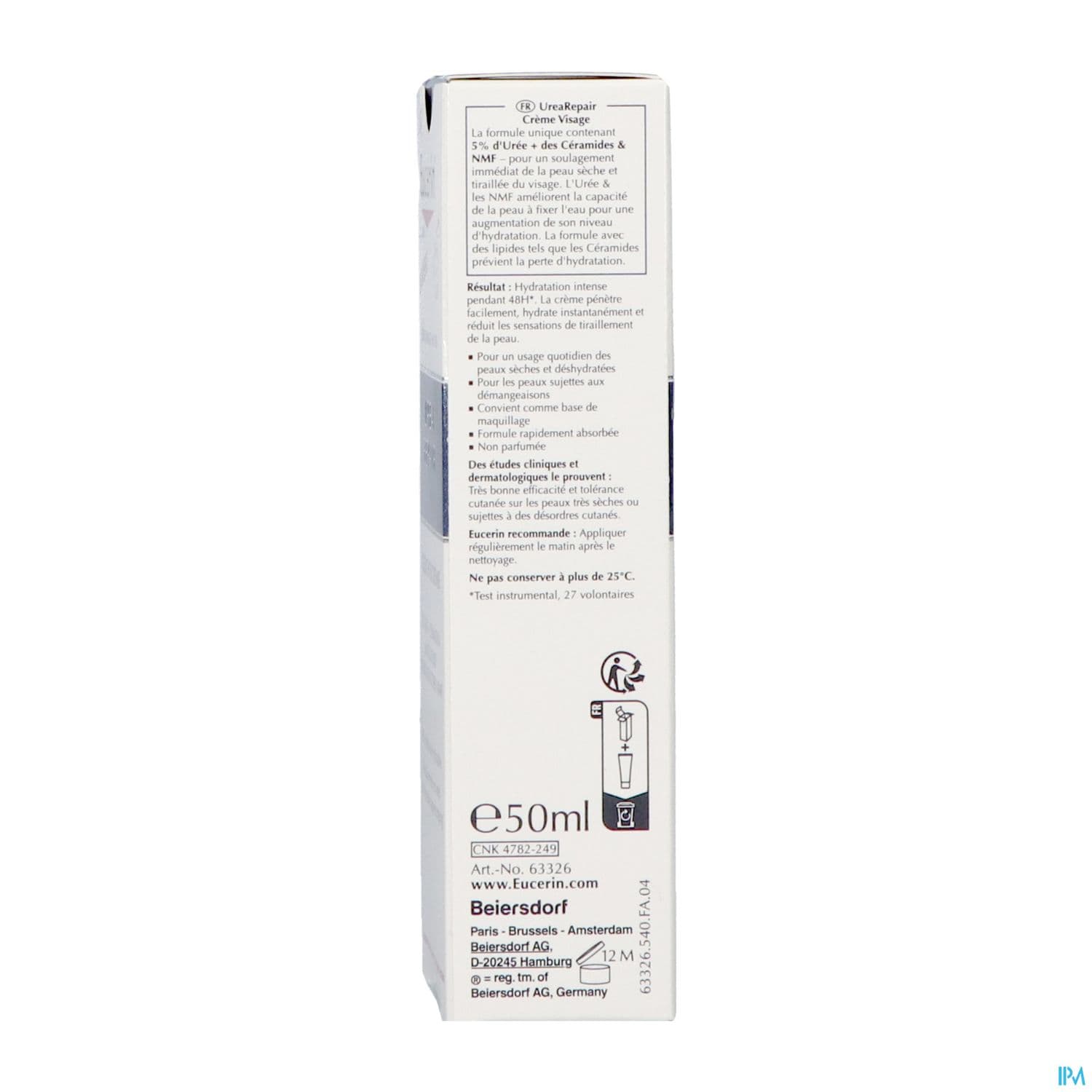 EUCERIN UREAREPAIR VISAGE 5% UREE