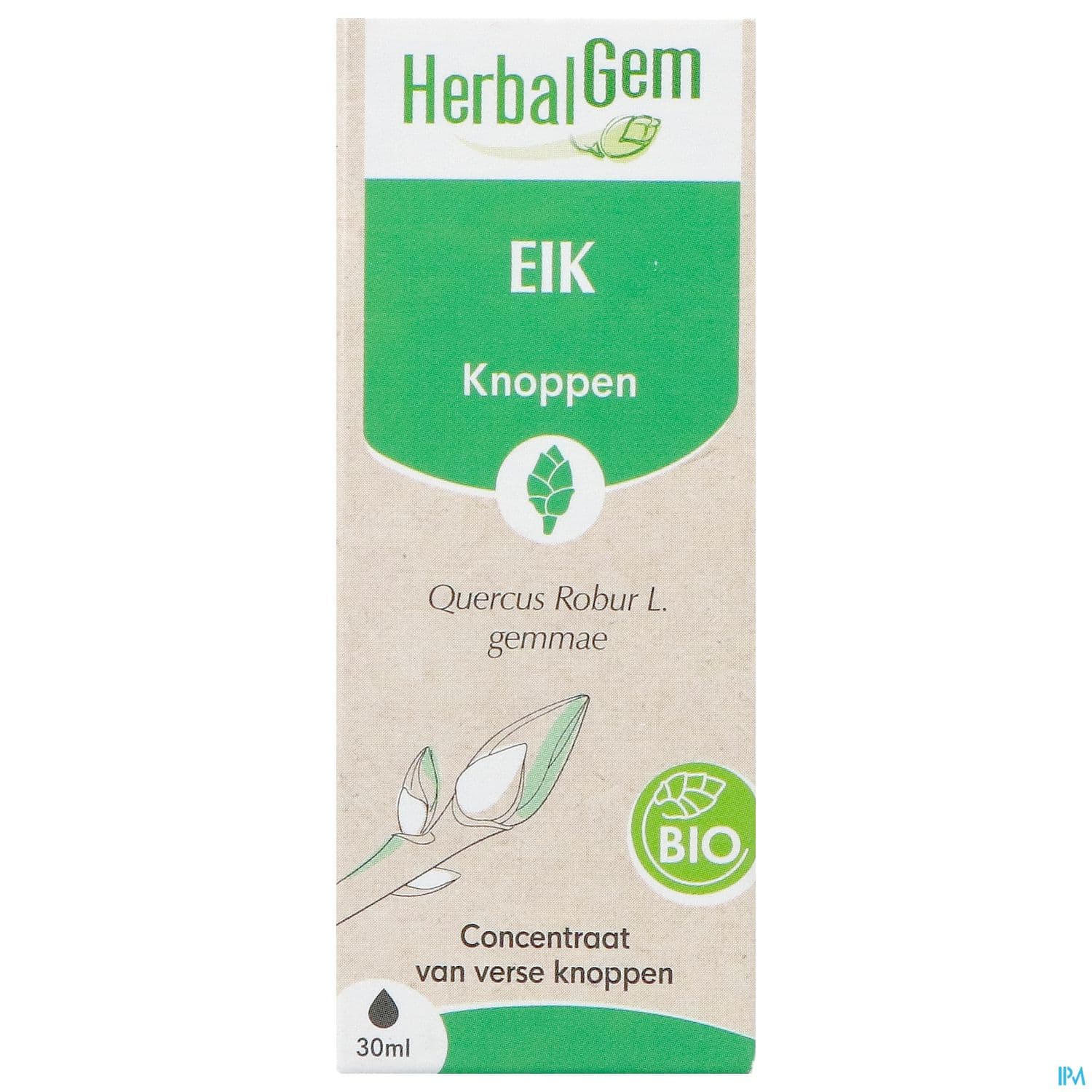 Herbalgem Chene Bourgeon Macerat Glycerin Bio 30ml