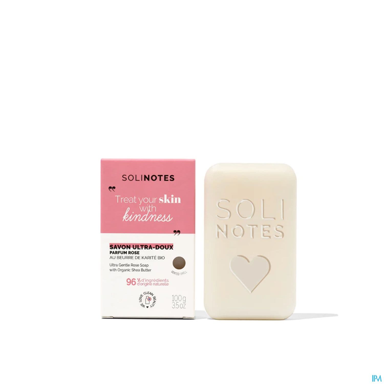 Solinotes Savon Solide Rose 100g