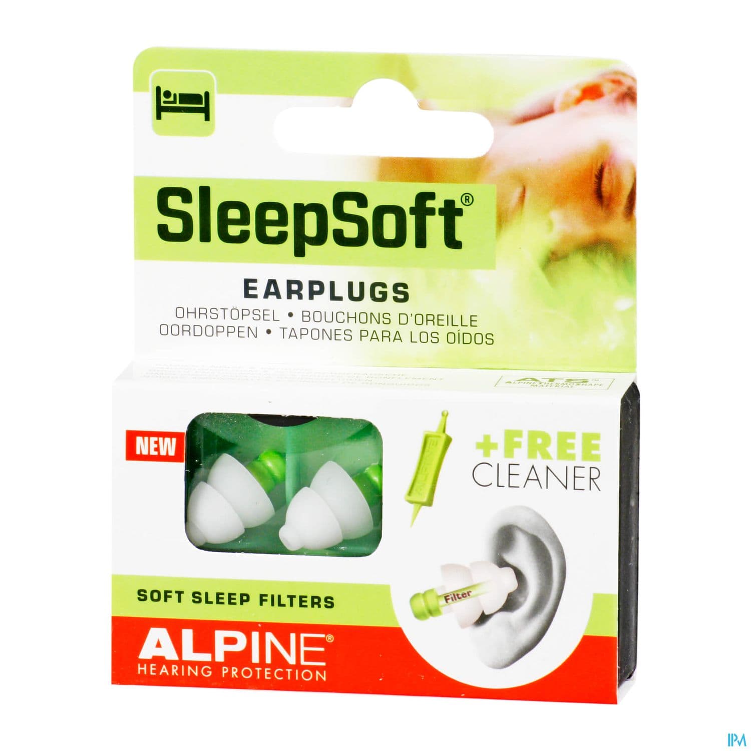 Alpine Sleepsoft Bouchon Oreille Sommeil X2