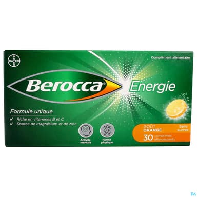 BEROCCA ENERGIE ORANGE CPR EFF 30