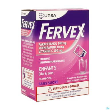 FERVEX ENFANTS S/S SACHET 8