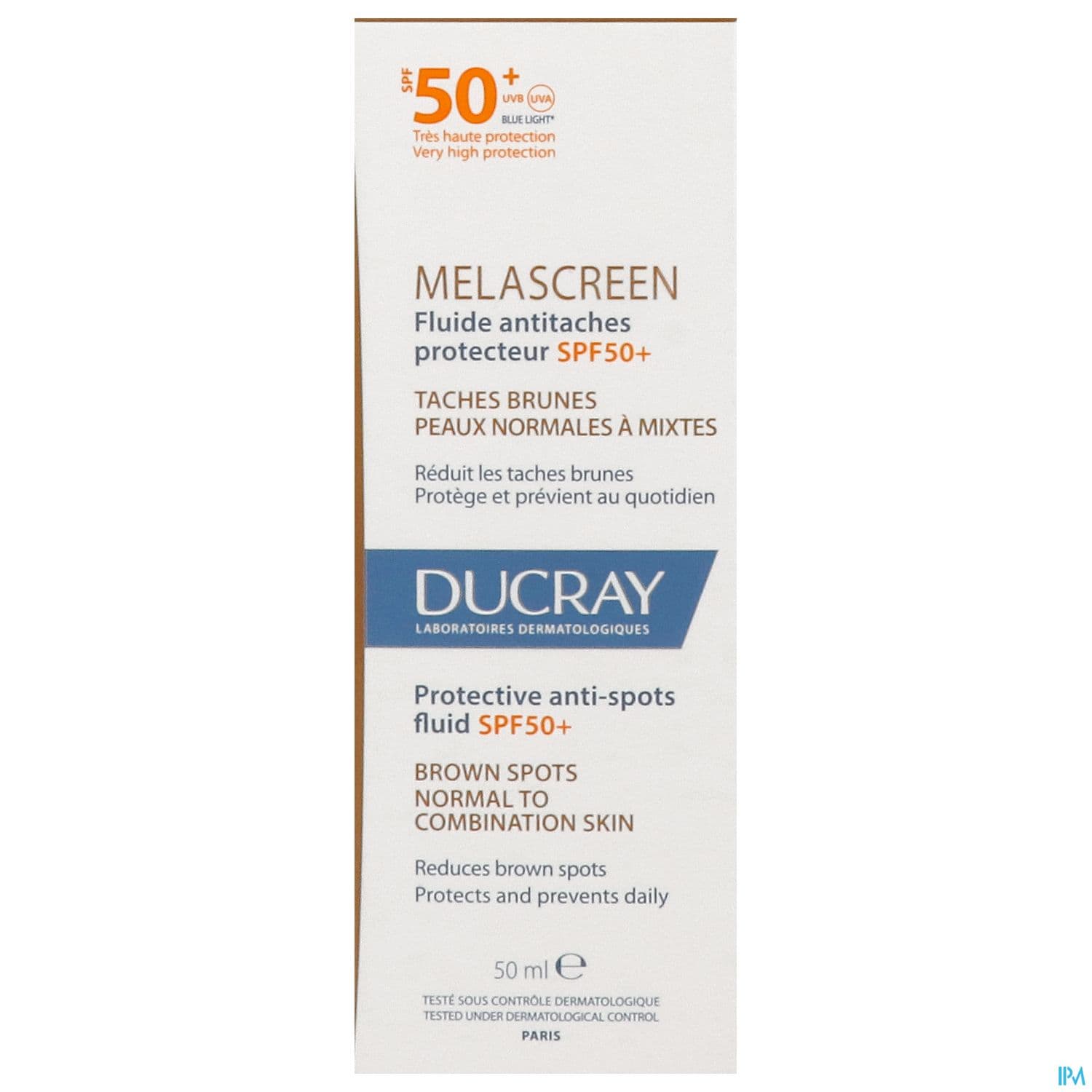 Ducray Melascreen Uv Fluide Antitaches Spf50+ 50ml