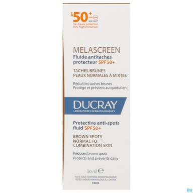 Ducray Melascreen Uv Fluide Antitaches Spf50+ 50ml