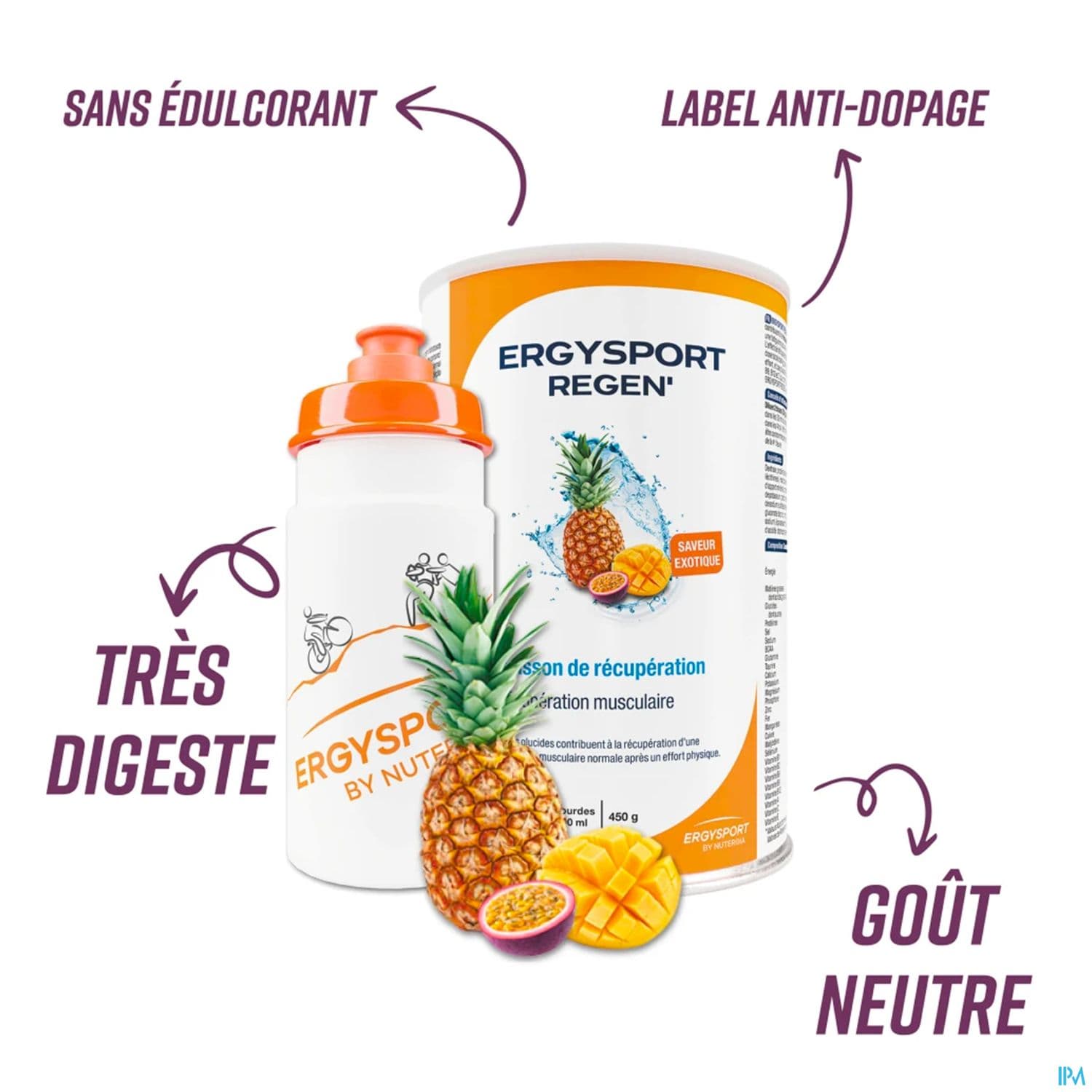 ERGYSPORT REGEN’ BOISS EXOTIQ 450G