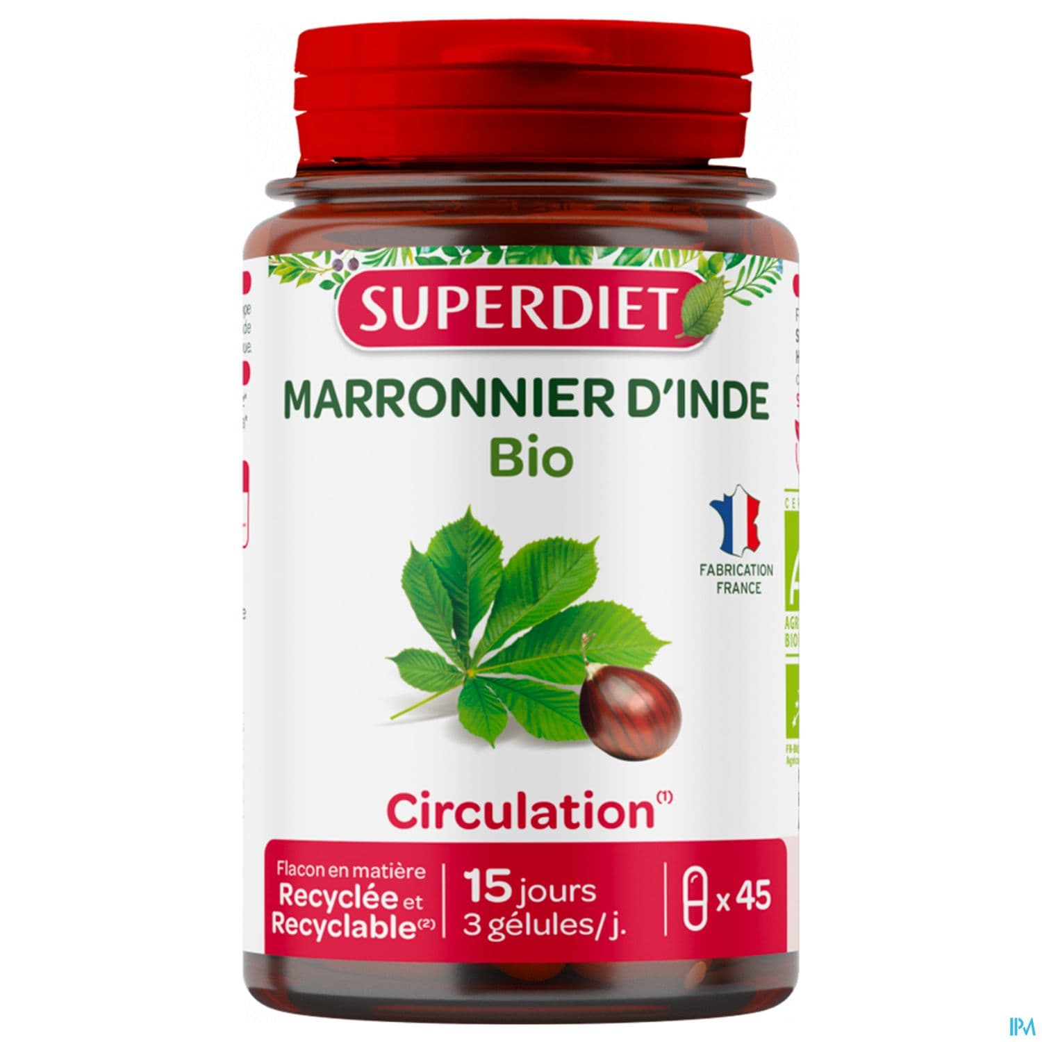 Superdiet Marronnier D Inde Bio Gelule 45