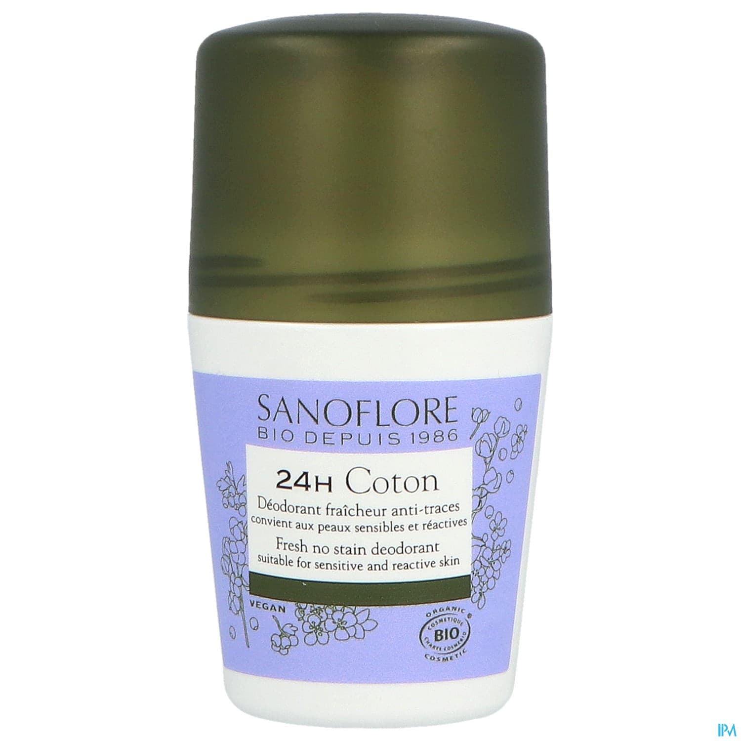Sanoflore Deodorant Bille 24h Coton Bio 50ml