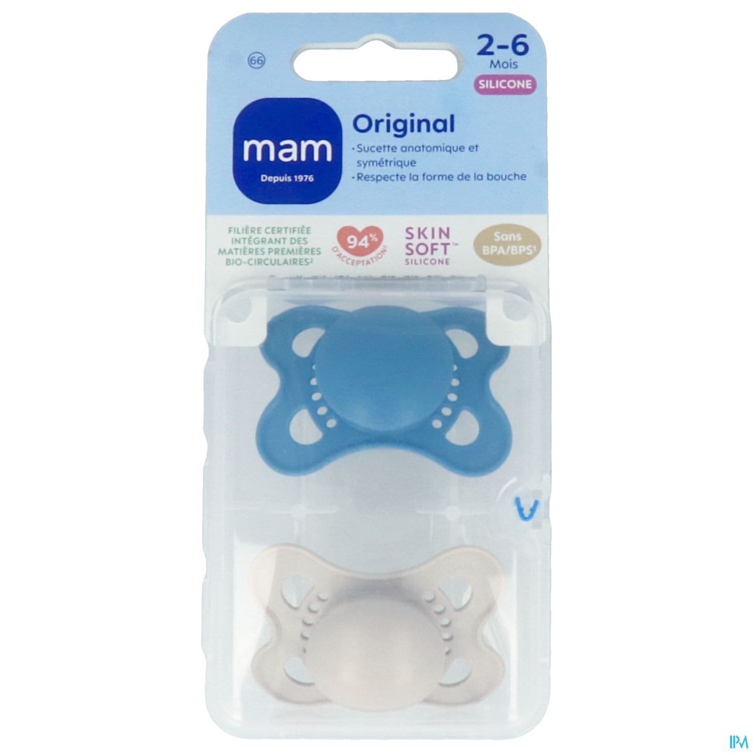 SUCET MAM ORIGIN TEND SIL 2-6M X2