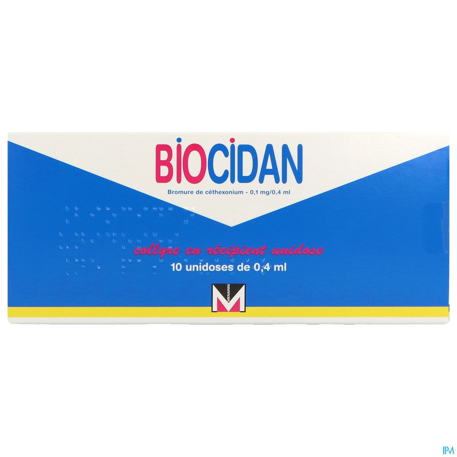 BIOCIDAN 0,1MG/0,4ML COL DOSE 10