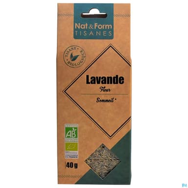 NAT&FORM TIS LAVANDE BIO 40G
