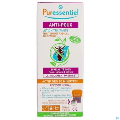 PURESSENTIEL LOT A/POUX100ML+PEIGN