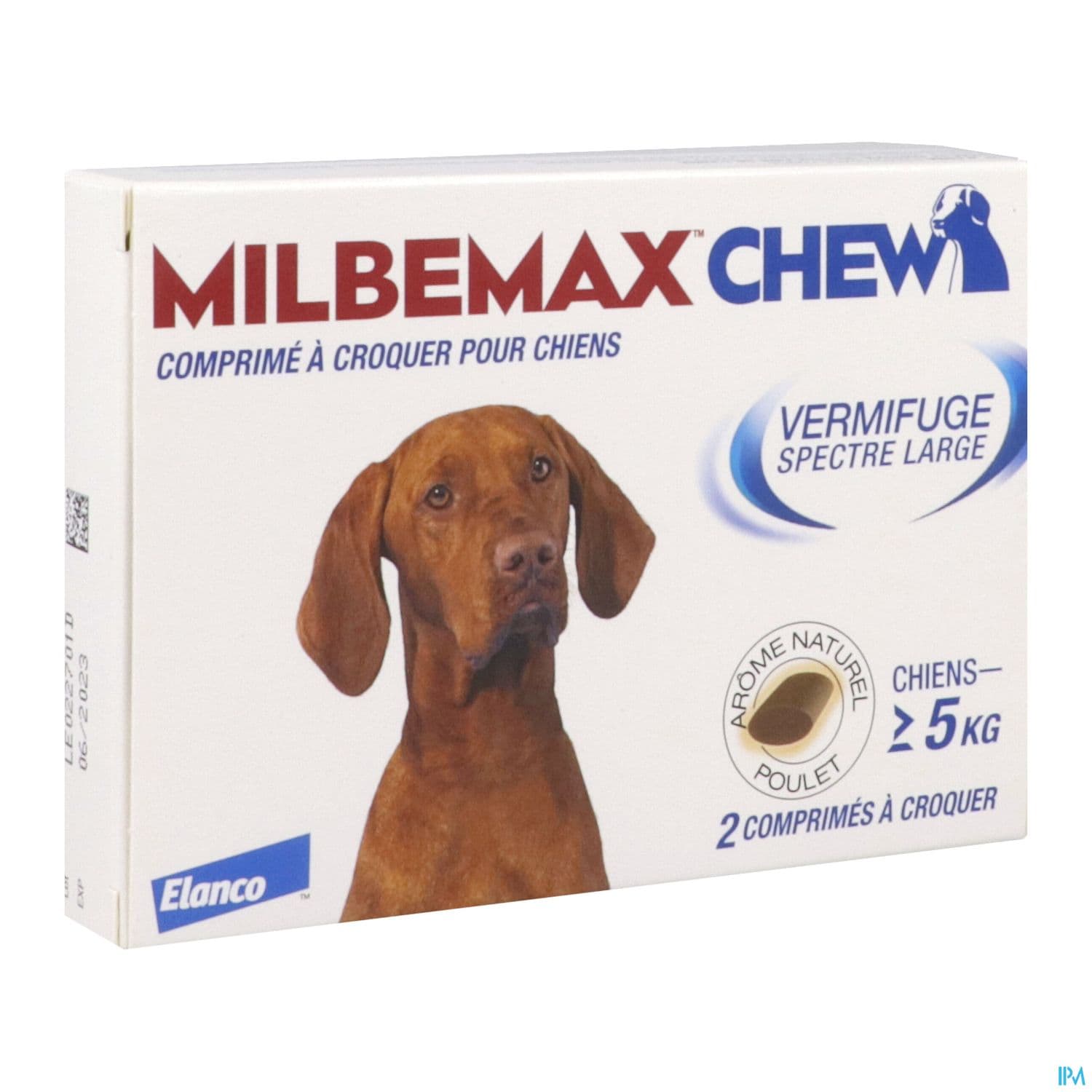 Elanco Milbemax Chew Comprime Vermifuge Chien 2