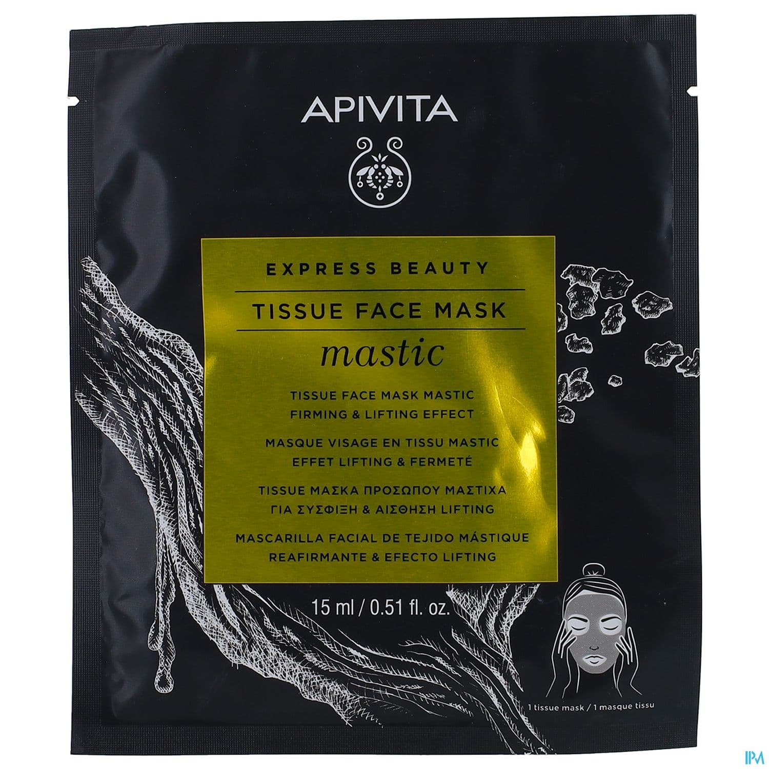 Apivita Masque Express Tissu Mastic 15ml X6