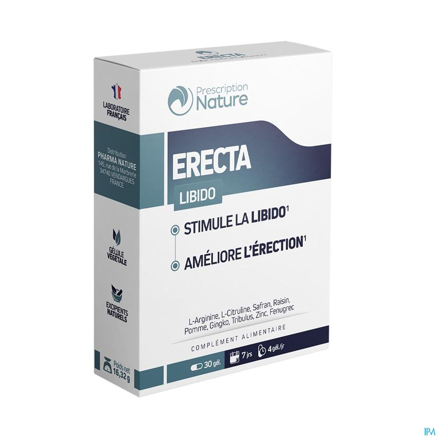 PRESCRIPTION NAT ERECTA GELUL 30 — Pharmacie Comedie