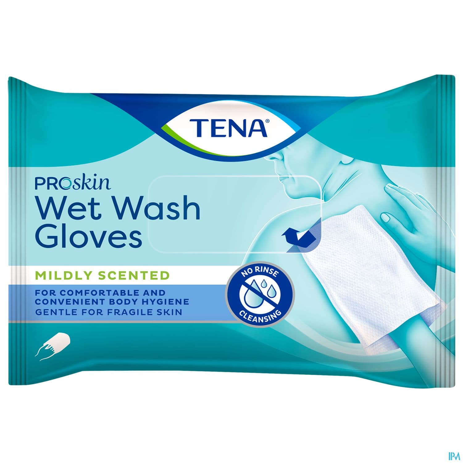 TENA WET WASH GLOVE IMPREGNE 8