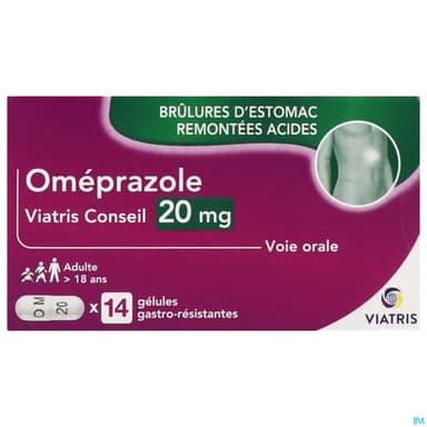 OMEPRAZOLE 20MG VTS CONS GEL 14
