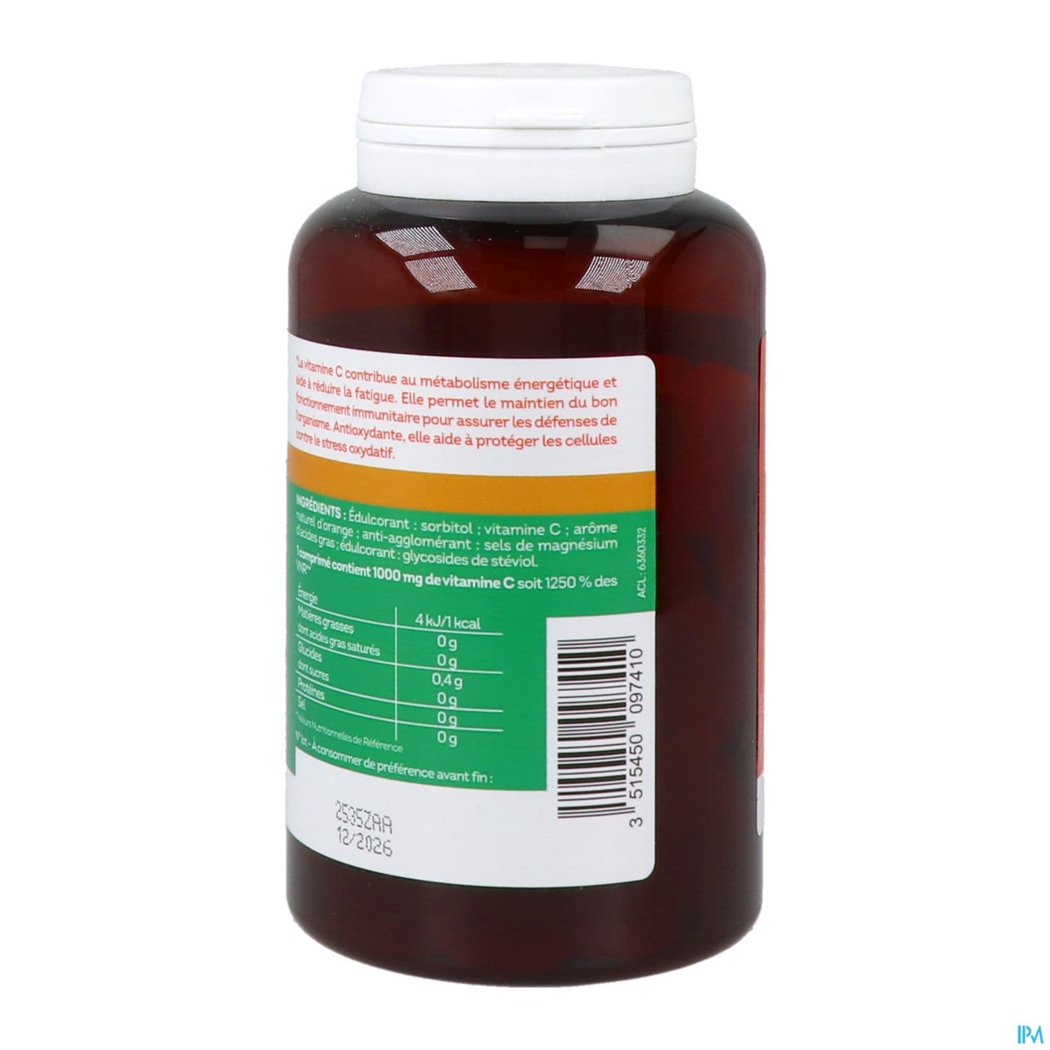 VITAVEA VIT C 1G CPR CROQ 60