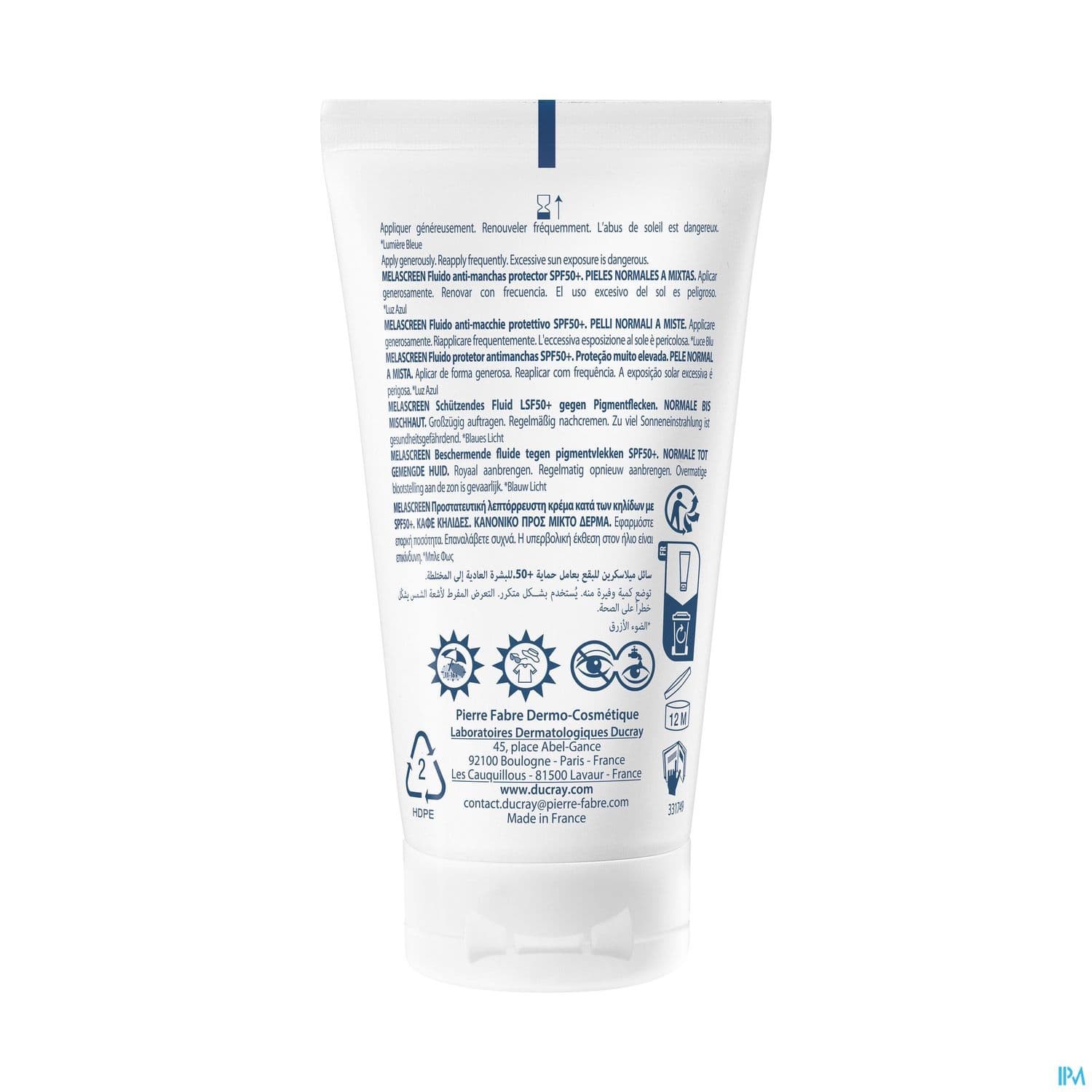 Ducray Melascreen Uv Fluide Antitaches Spf50+ 50ml