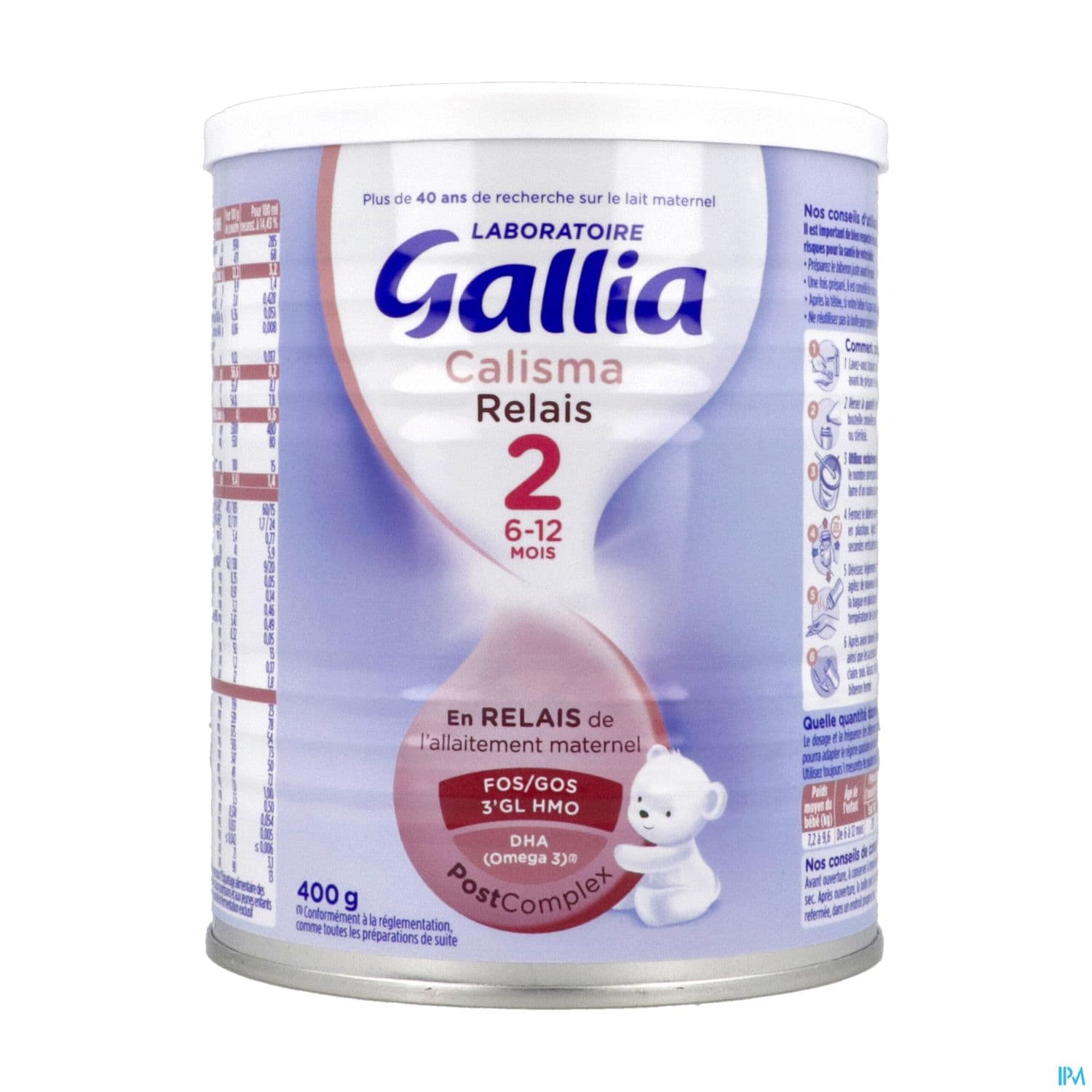 Gallia Calisma Relais 2eme Age 400g