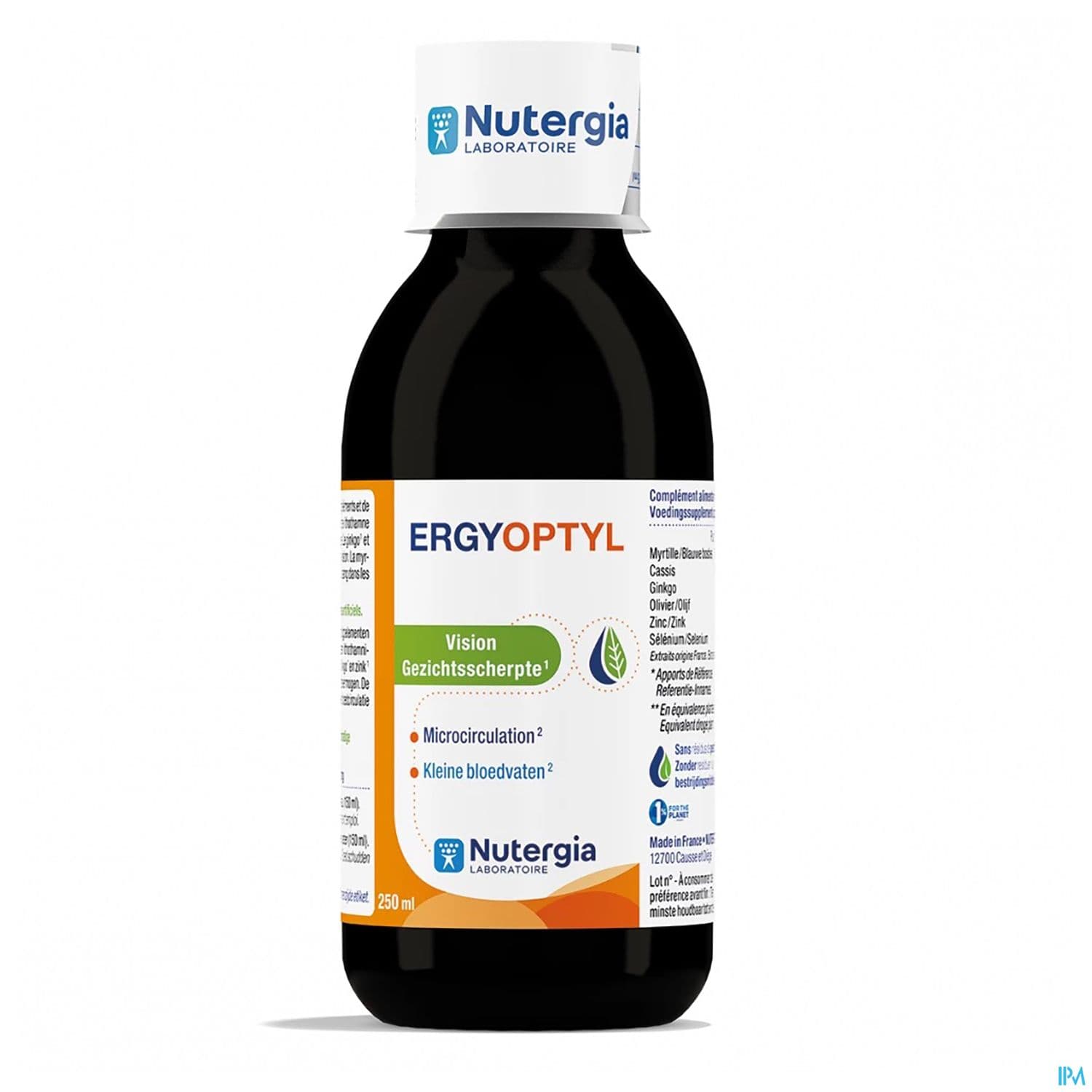 Nutergia Ergyoptyl Solution Buvable 250ml