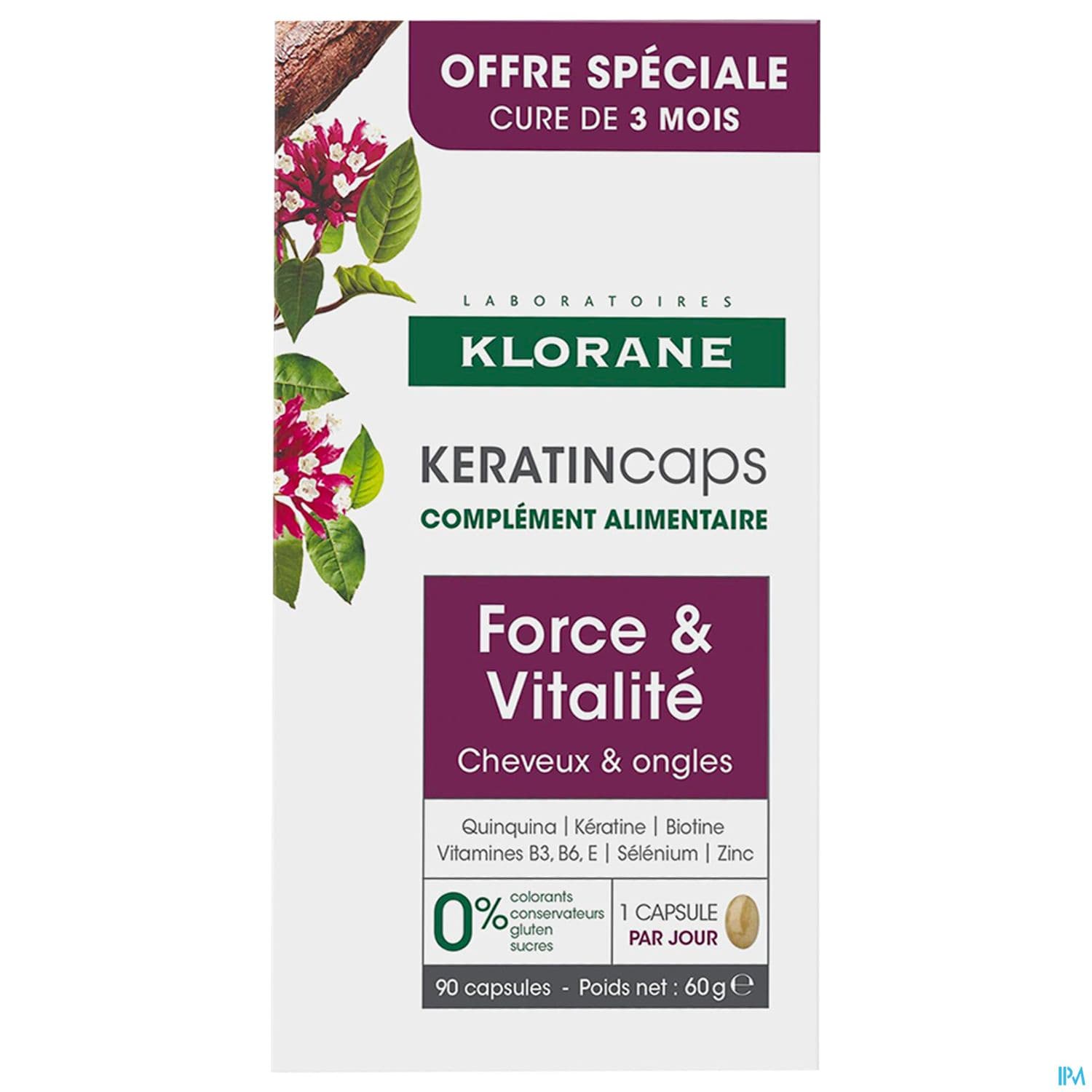 Klorane Antichute Complement Alimentaire Capsule 90