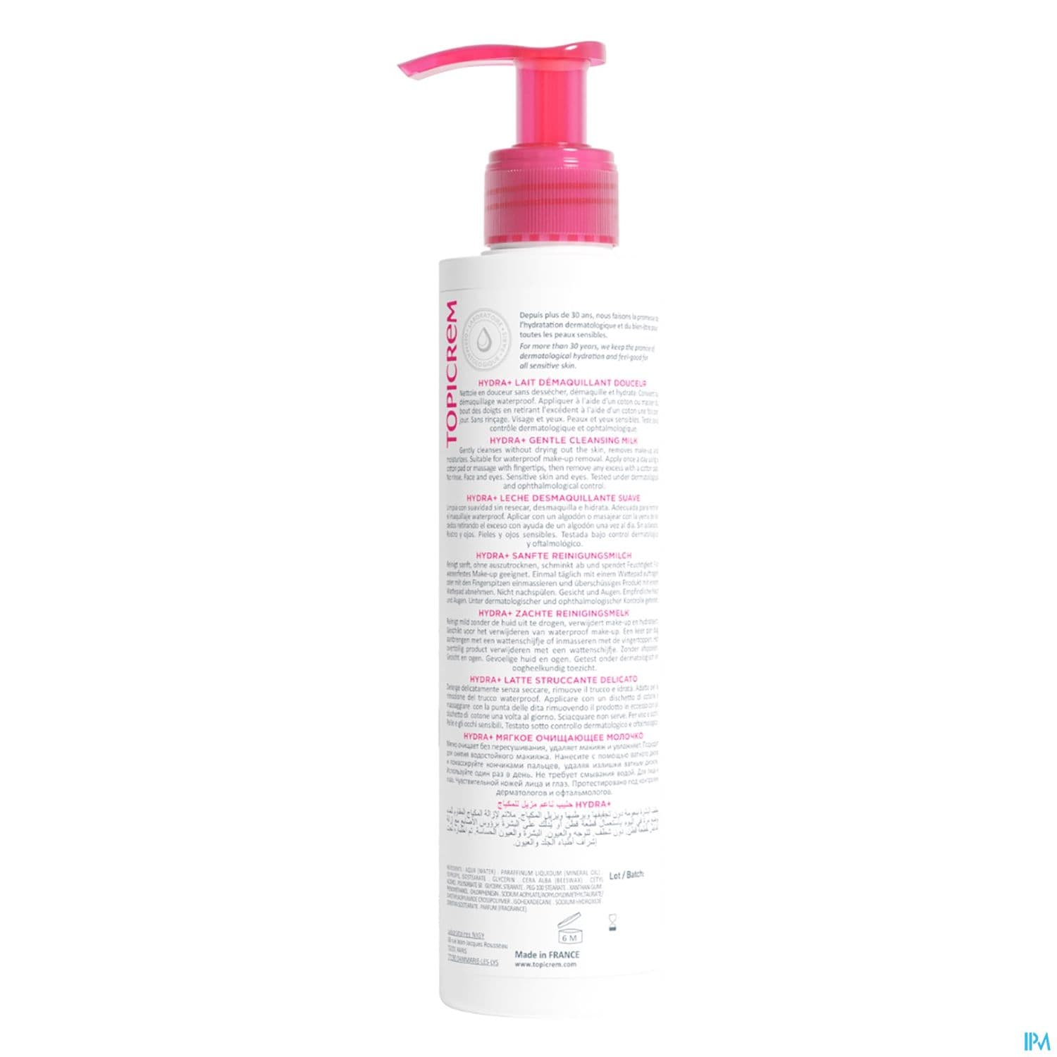 Topicrem Lait Demaquillant Douceur Fl 200ml