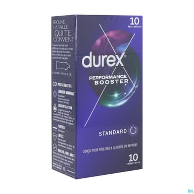 DUREX PERFORM BOOST Préserv B/10