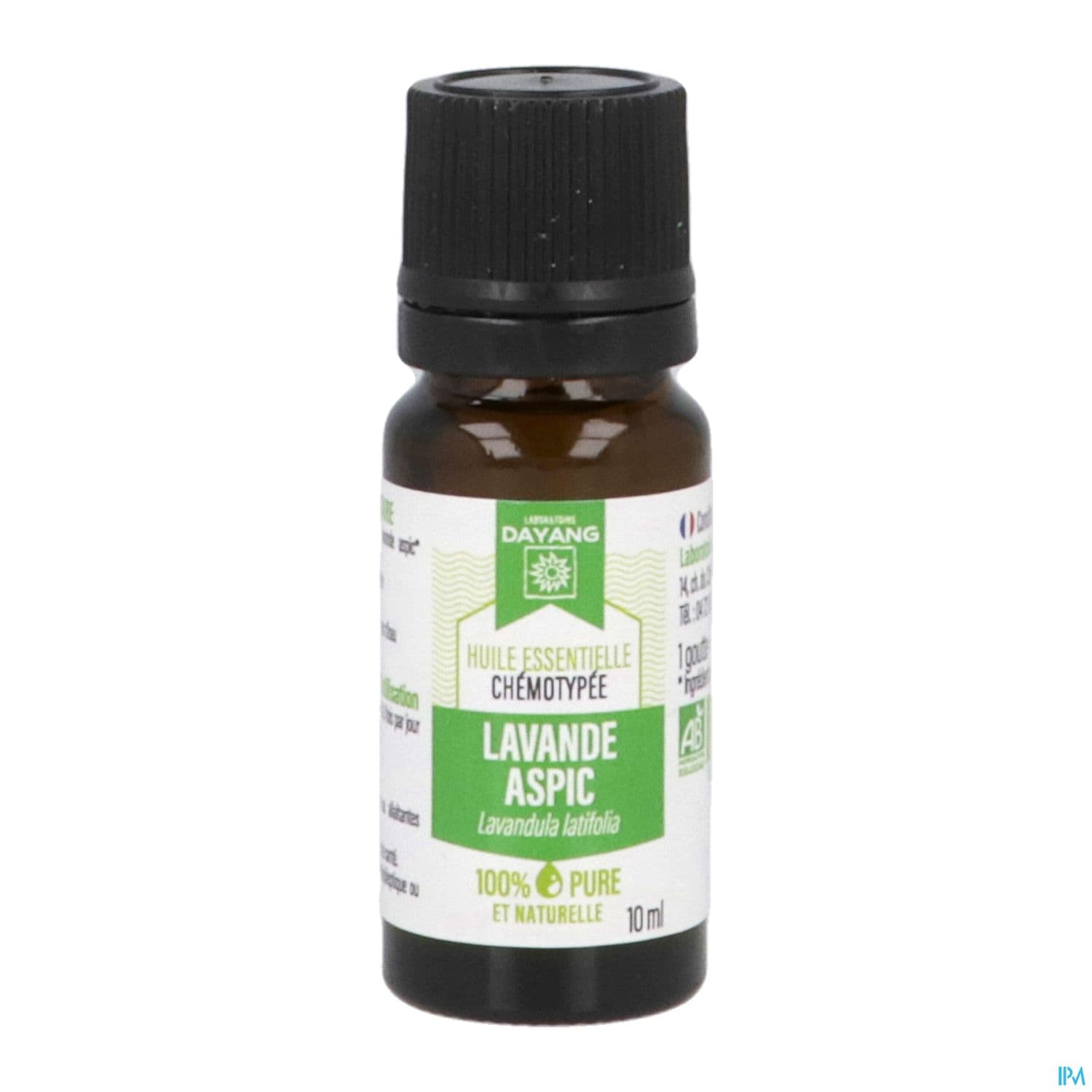 Dayang Huile Essentielle Lavande Aspic Bio 10ml