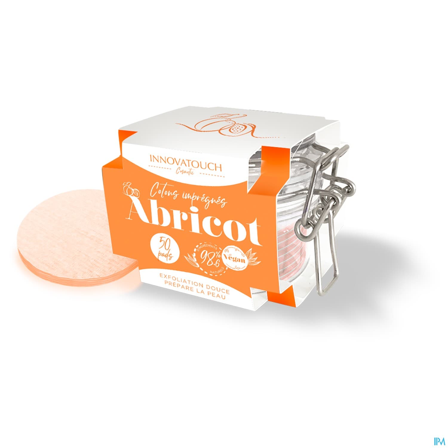 Innovatouch Cosmetic Disque De Coton Impregne Abricot X50