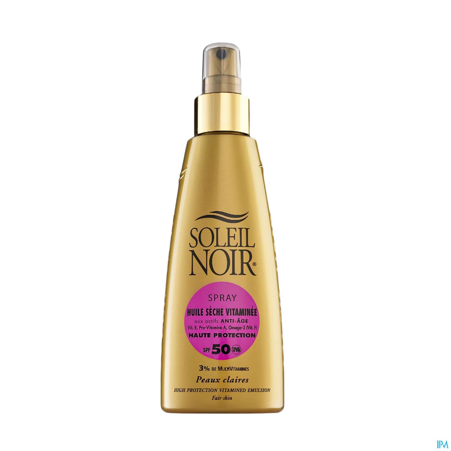 Soleil Noir Huile Seche Vitamine Ip 50 Spray 150ml
