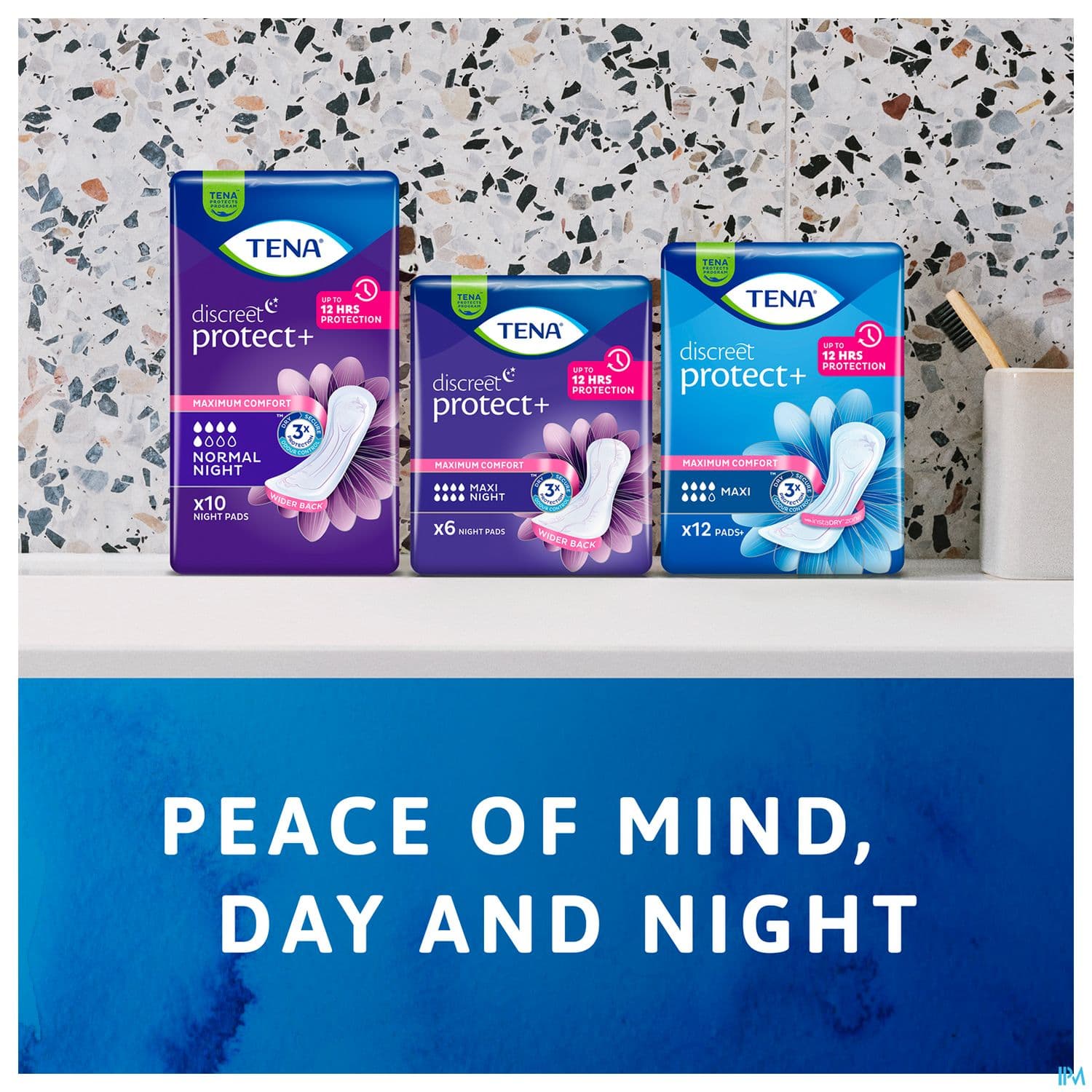 TENA DISCREET SERV NORM NIGHT 10