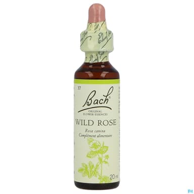 Fleurs De Bach Original 37 Wild Rose Compte Gouttes 20ml